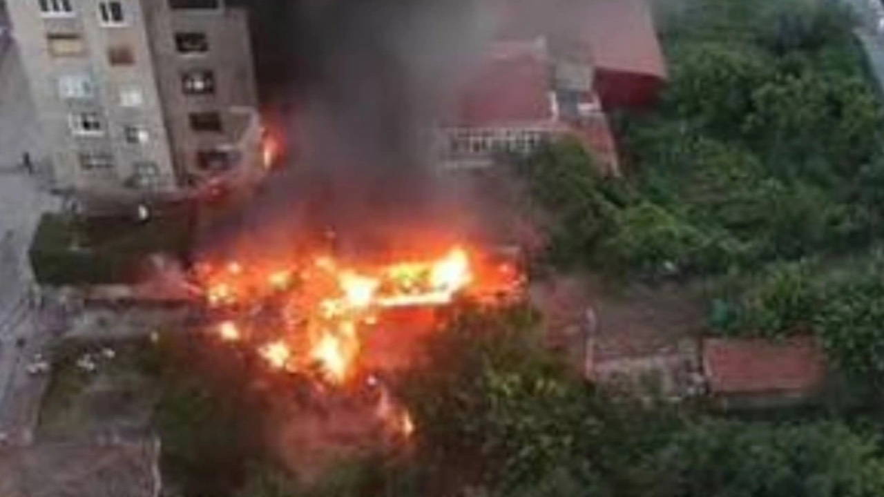 Samsun'da Tüp Deposunda Patlama: Alevler 6. Kata Sıçradı