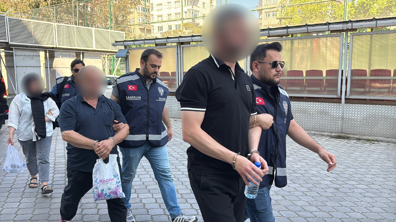 Samsun'da tefecilere operasyon: 3 gözaltı
