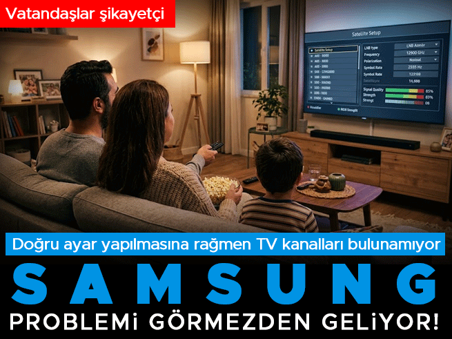 Samsung TV Kullanıcıları Çıldırdı! Uydu Kanal Arama Hatası Çözümü
