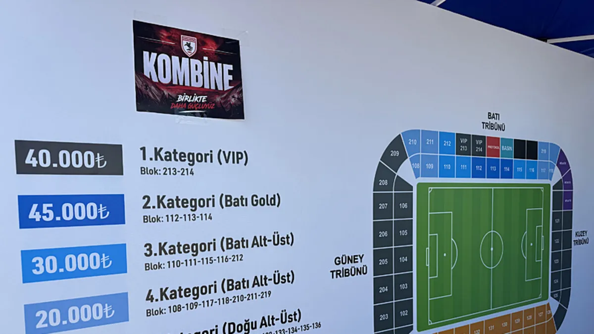 Samsunspor kombine satışları taraftar etkinliğiyle başladı