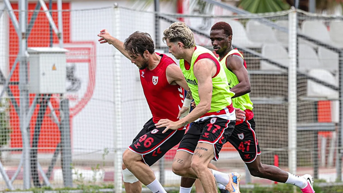Samsunspor'da Fink'ten Yoğun Mesai Antrenmanı