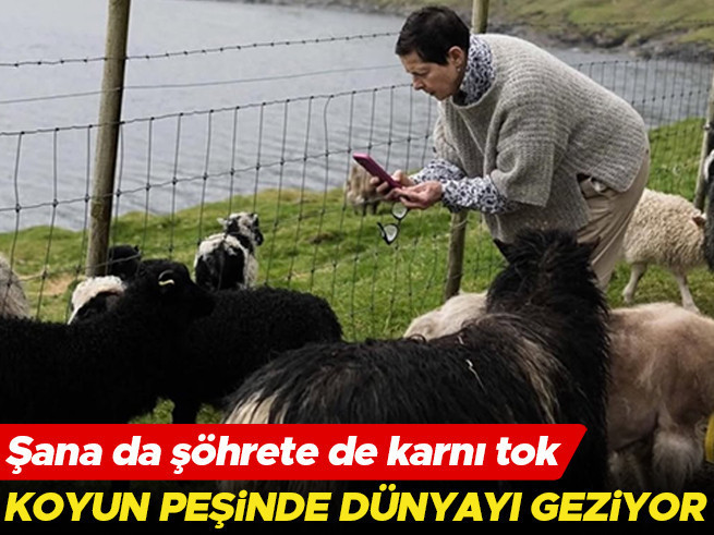 Şan ve şöhret onun için sadece bir araç: Koyun peşinde dünyayı geziyor