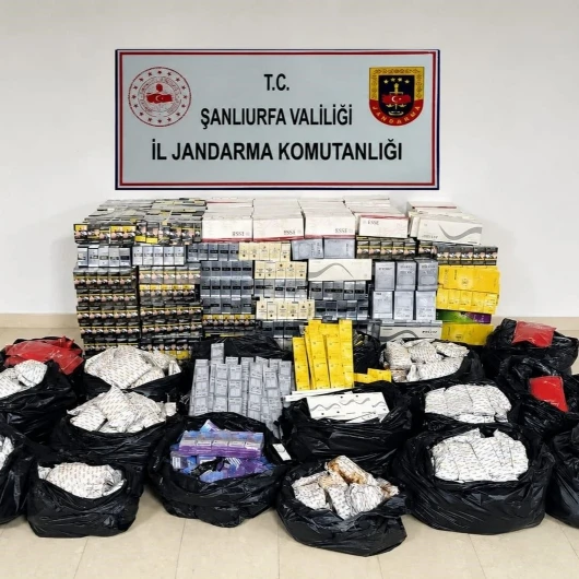 Şanlıurfa'da 2 Milyon Liralık Kaçak Sigara Operasyonu