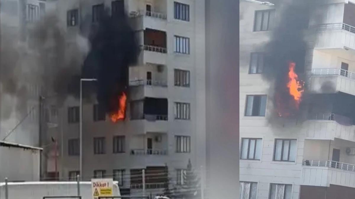 Şanlıurfa'da 8 Katlı Binada Yangın: Sakinler Tahliye Edildi