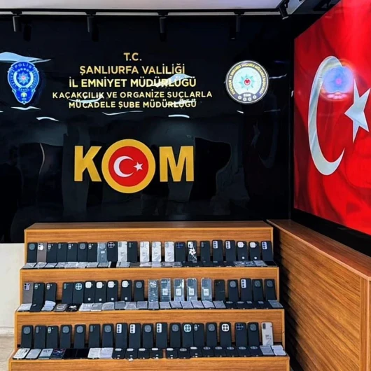 Şanlıurfa'da 3,5 Milyon Liralık Kaçak Telefon Operasyonu