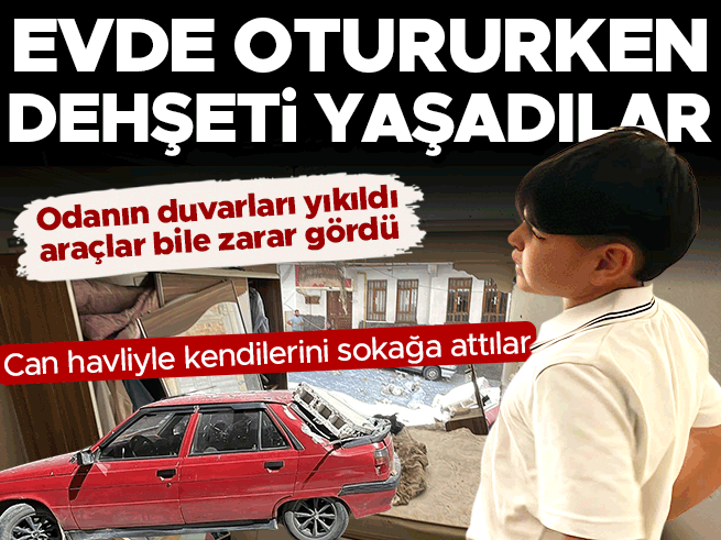 Şanlıurfa'da mutfakta gaz sıkışması patlaması: 1 yaralı, 2 araç hasarlı