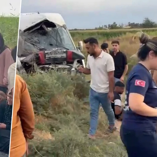 Şanlıurfa'da tarım işçileri taşıyan minibüs kanala devrildi: 19 yaralı