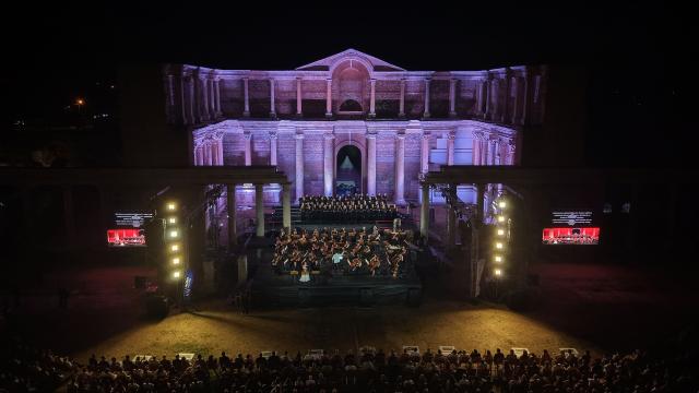Sardes Antik Kenti'nin UNESCO yıldönümü Carmina Burana ile kutlandı
