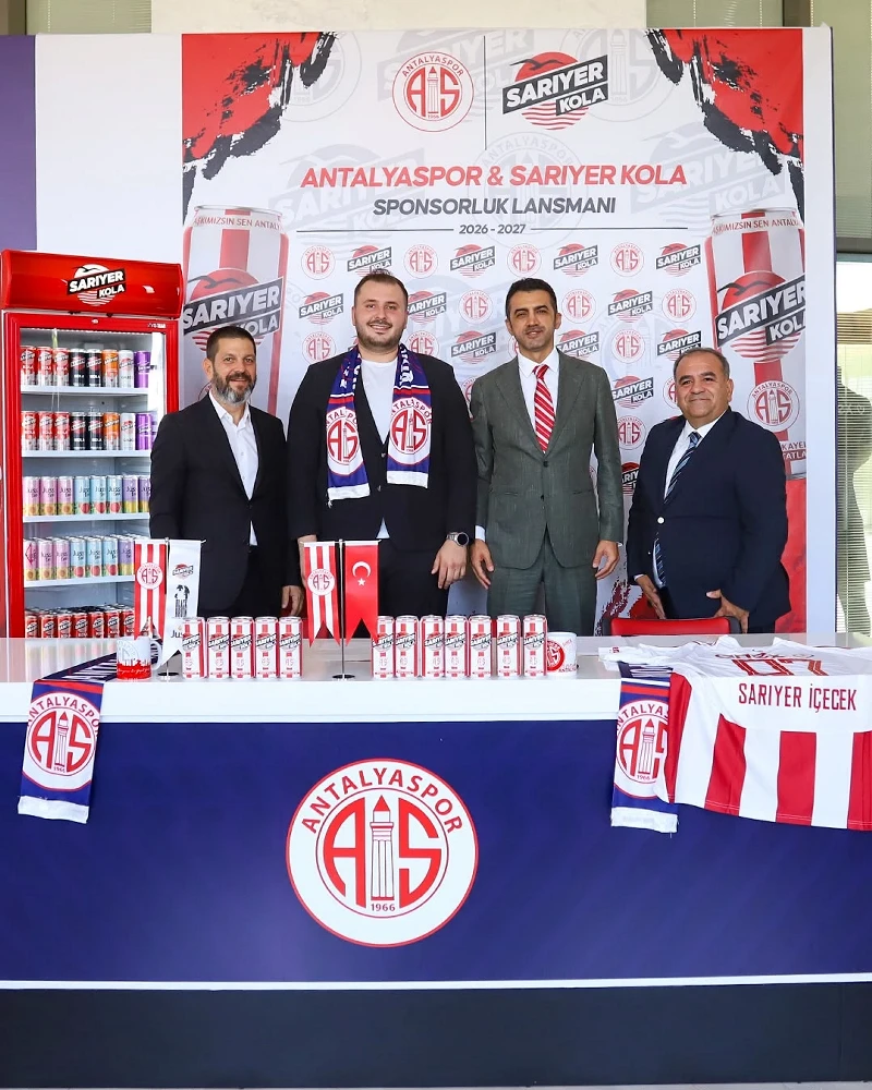 Sarıyer Kola, Antalyaspor’un Resmi İçecek Sponsoru Oldu