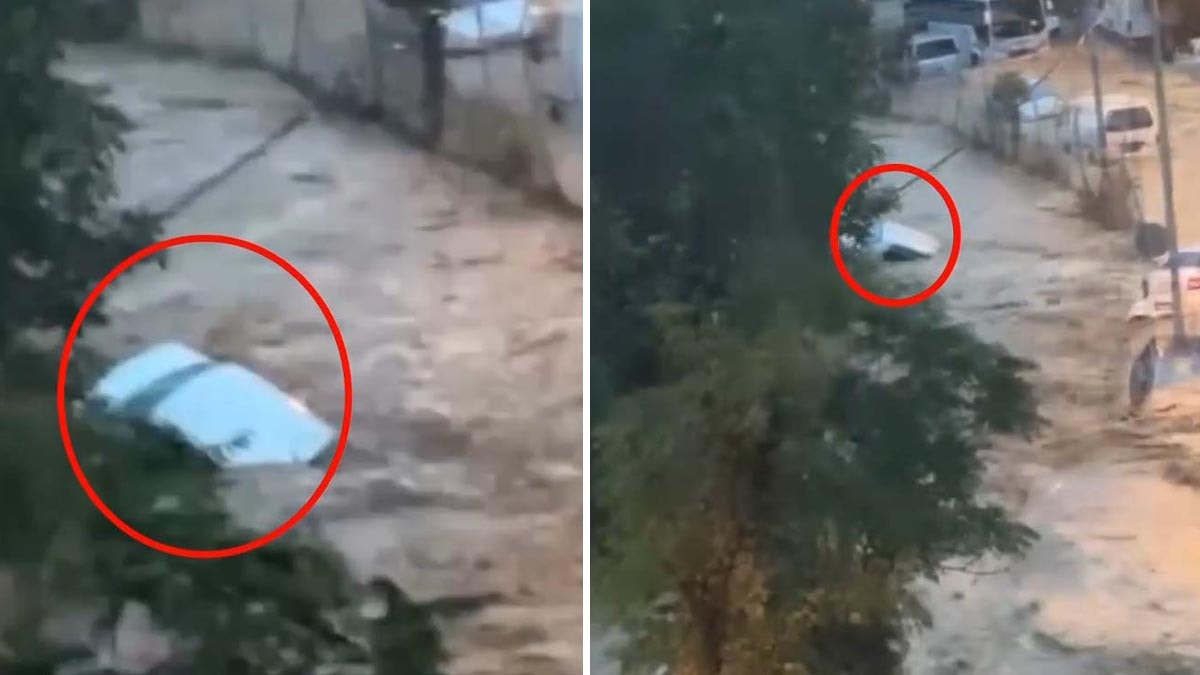 Sarıyer'de Selde Kaybolan Ahmet Derin'in Aracı Akıntıya Kapıldı