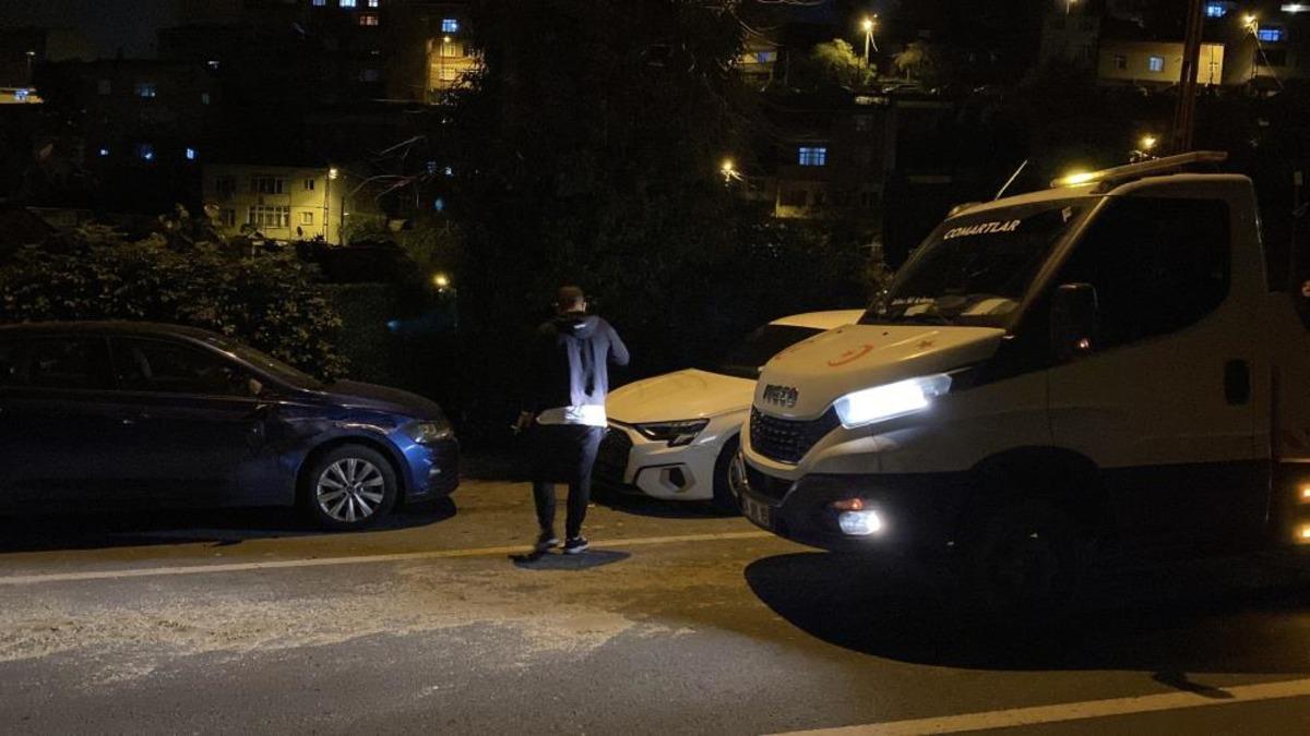 Sarıyer'de zincirleme kaza: 6 araca çarpan otomobilde 3 yaralı