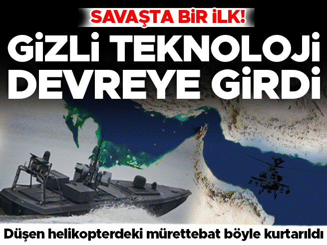 Savaşta bir ilk! İran düşürdü: Gizli teknoloji devreye girdi