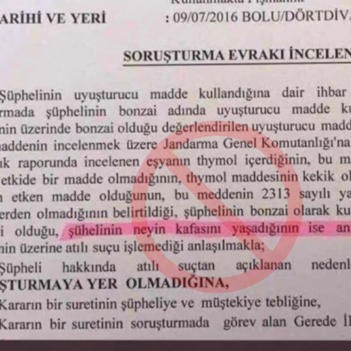 Savcının Takipsizlik Kararındaki İfade İddialarına Yalanlama