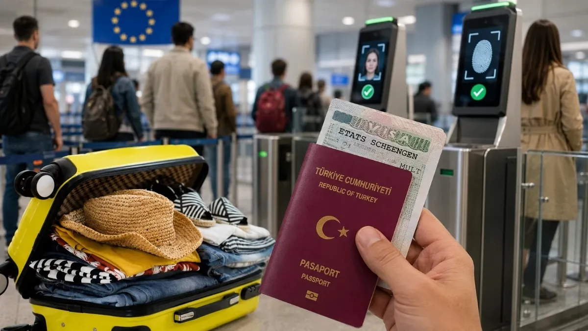 Schengen'e seyahat edecekler dikkat: EES başladı, sınırda bekleme süresi 4 saate çıkıyor