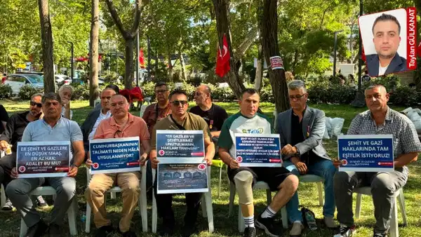 Er Şehit Aileleri ve Gaziler Eşit Özlük Hakkı İçin Ankara'da Nöbette