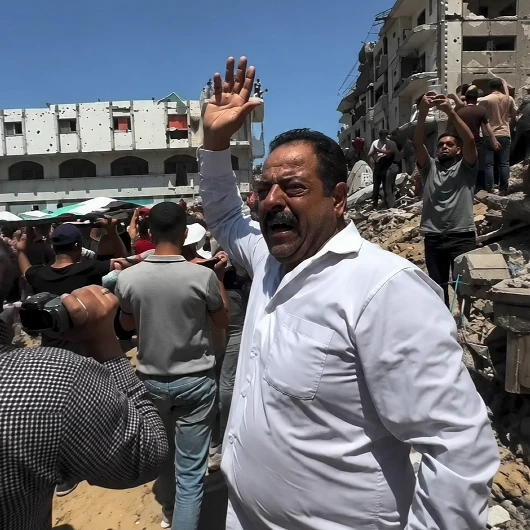 Şehit Cenazesinde Gazzeli'den Netanyahu'ya Meydan Okuma