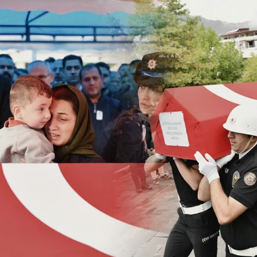 Şehit Polis Sarıyalçınkaya Giresun'da Toprağa Verildi