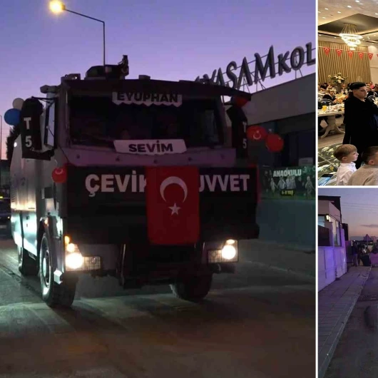 Şehit Polisin Oğluna Babasının Adını Taşıyan TOMA Sürprizi