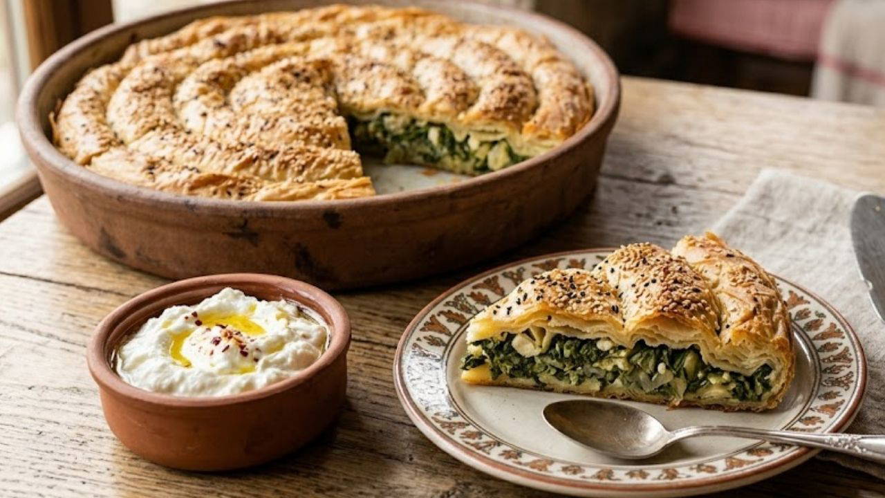 Selanik Usulü Ispanaklı Börek Tarifi: Bir Dilim Asla Yetmez