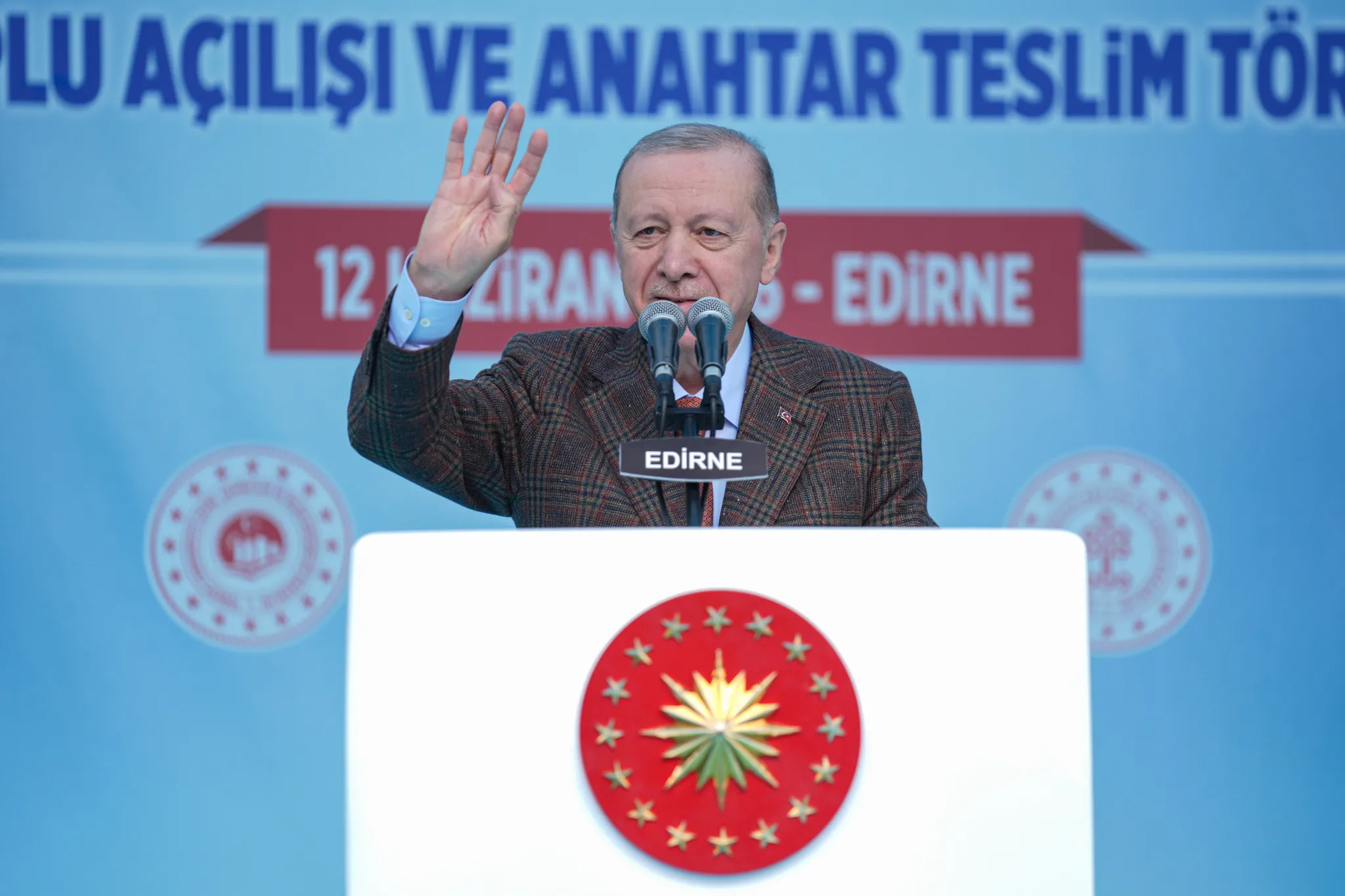 Selimiye Camii yeniden ibadete açıldı, Erdoğan'dan muhalefete sert tepki
