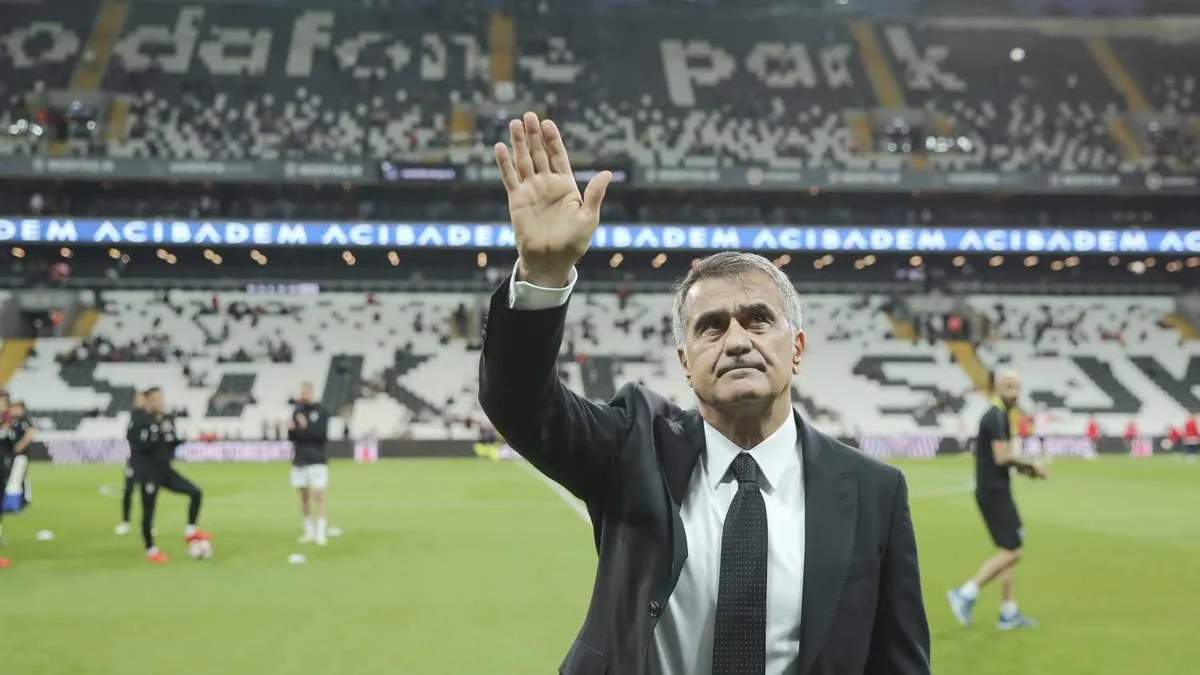Şenol Güneş'ten Beşiktaş Açıklaması: Hedefimiz Şampiyonluk
