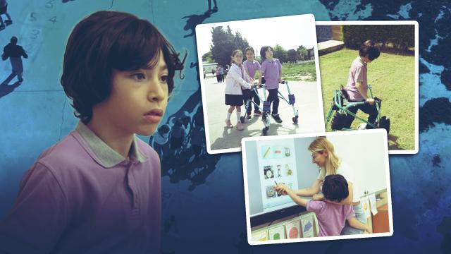 Serebral palsili Şükrü azmiyle eğitimde engelleri aşıyor