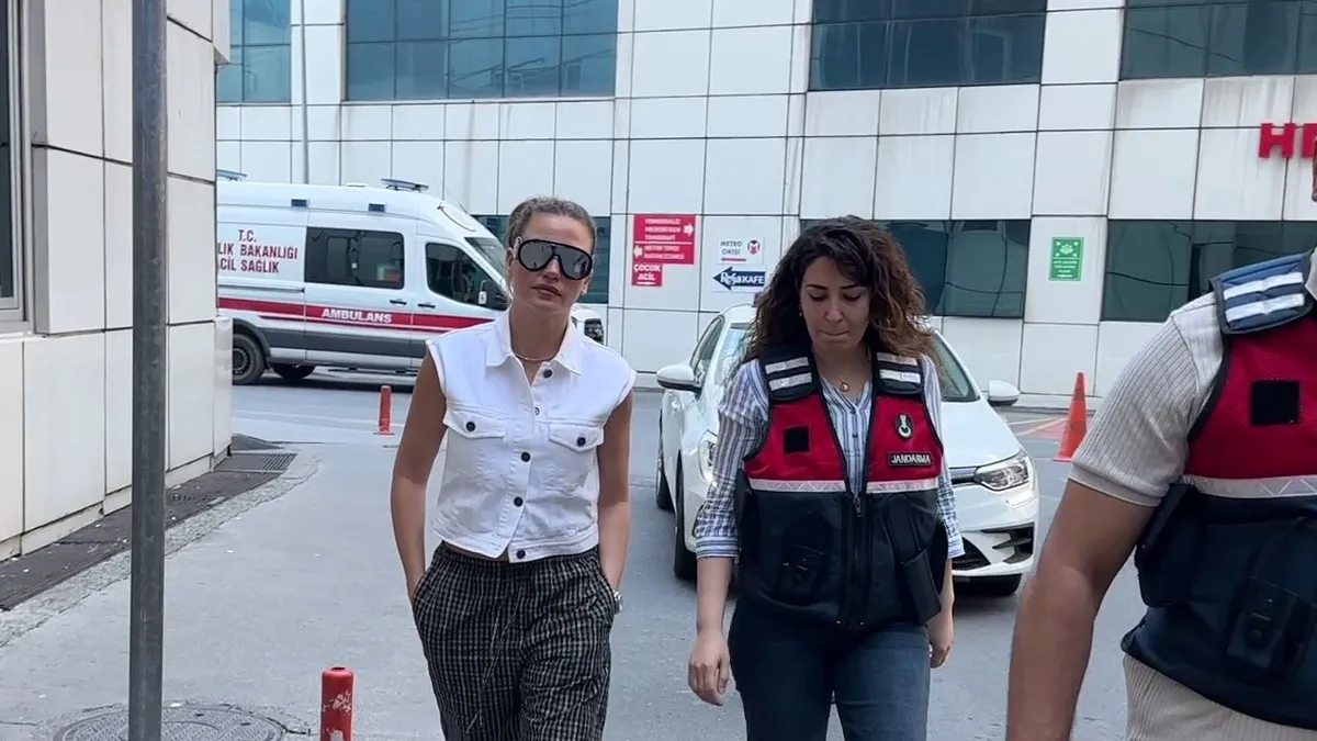Serenay Sarıkaya adli kontrolle serbest bırakıldı