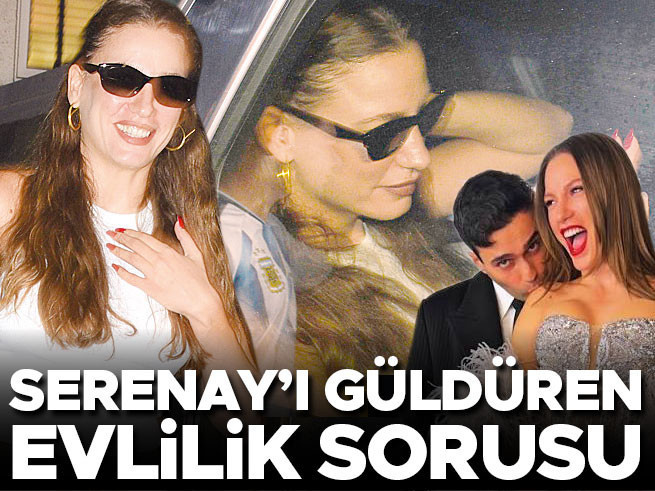 Serenay Sarıkaya Bebek'te Evlilik Sorularına Gülümsedi