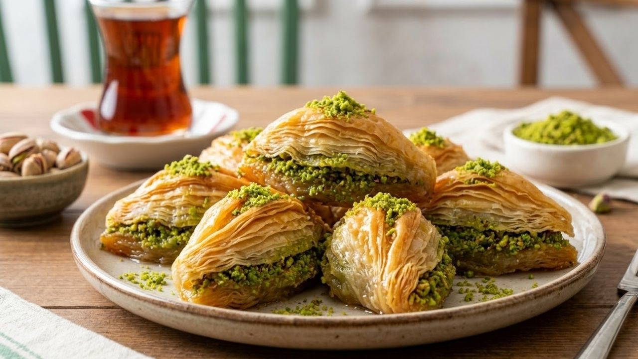 Şerbetli tatlıların gözdesi: Pratik Midye Baklava tarifi