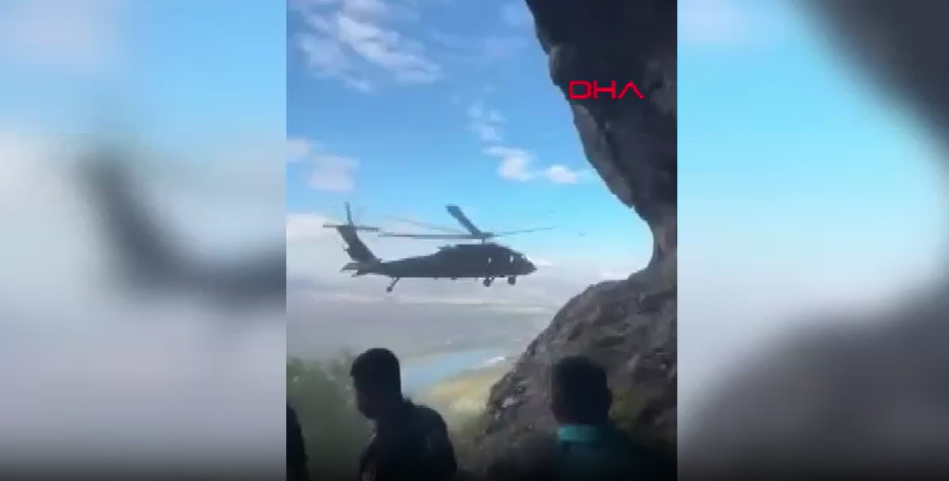 Seydişehir'de Dağda Yaralanan Kadın Askeri Helikopterle Kurtarıldı