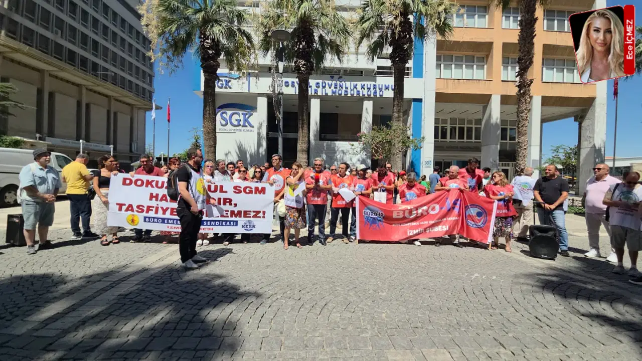 SGK Emekçileri İzmir'de İş Bıraktı: 'Bu Bina Bizim Hafızamız