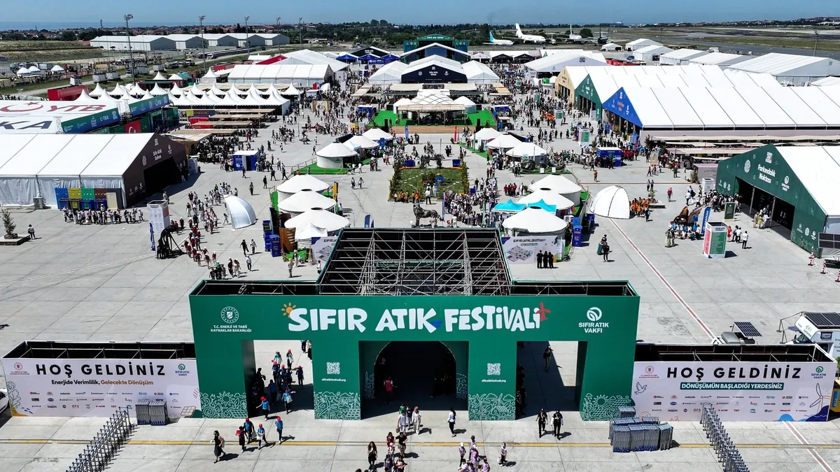Sıfır Atık Festivali Atatürk Havalimanı'nda Büyük İlgi Görüyor