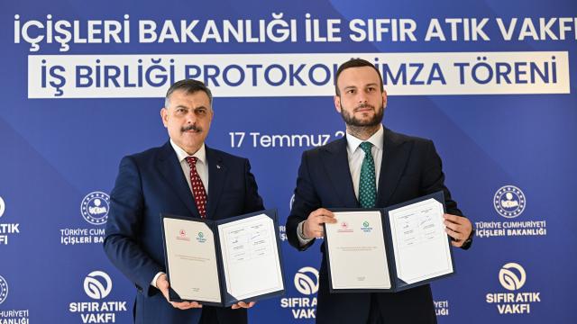 Sıfır atık hamlesi büyüyor: İçişleri Bakanlığı ile Sıfır Atık Vakfı'ndan stratejik işbirliği