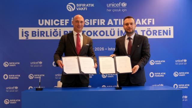 Sıfır Atık Vakfı ve UNICEF Türkiye'den çevre için iş birliği