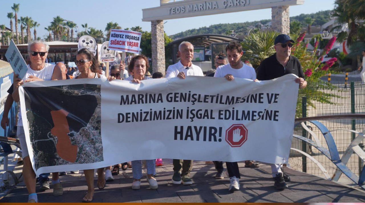 Sığacık'ta Teos Marina Projesine Tepki Büyüyor