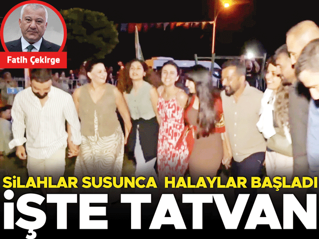 Silahlar Susunca Halaylar Başladı: Tatvan'da Huzur Havası