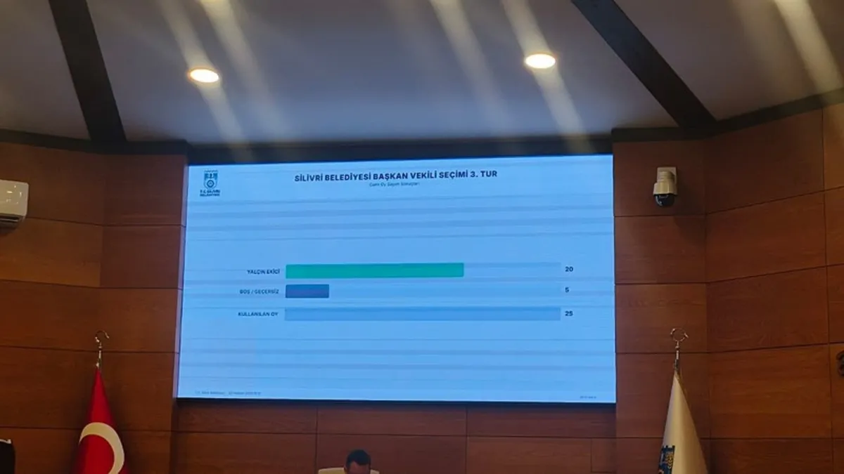 Silivri'de CHP'li Yalçın Ekici başkan vekili seçildi