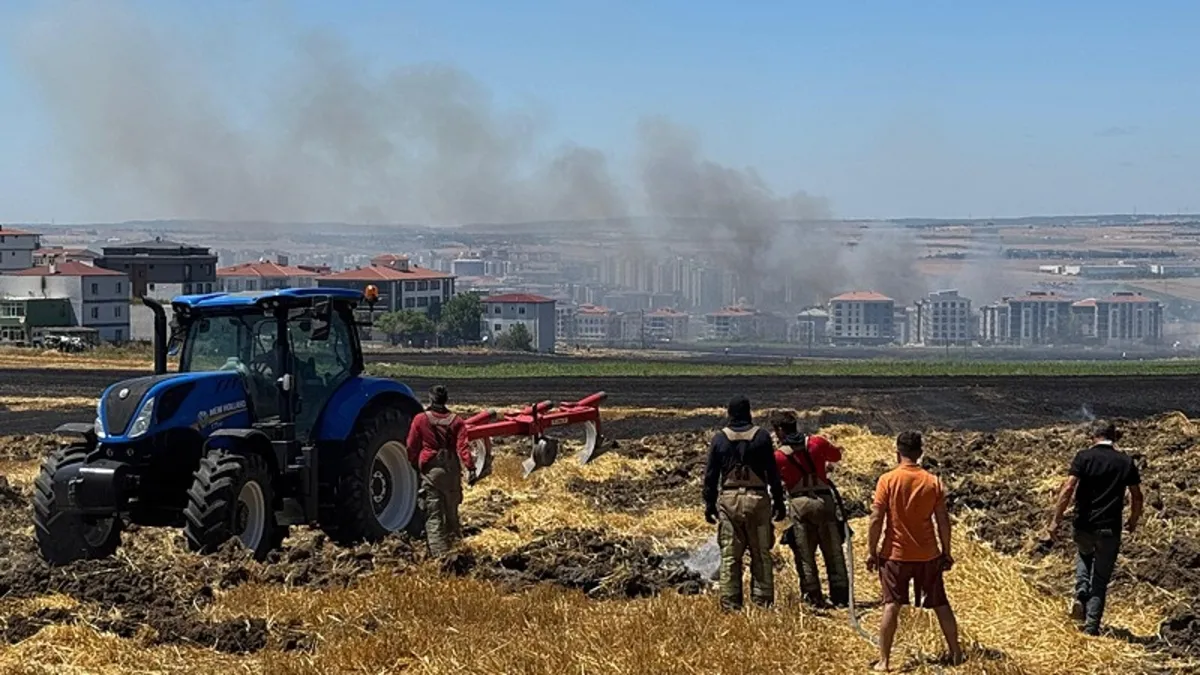 Silivri'de orman yangını kontrol altına alındı