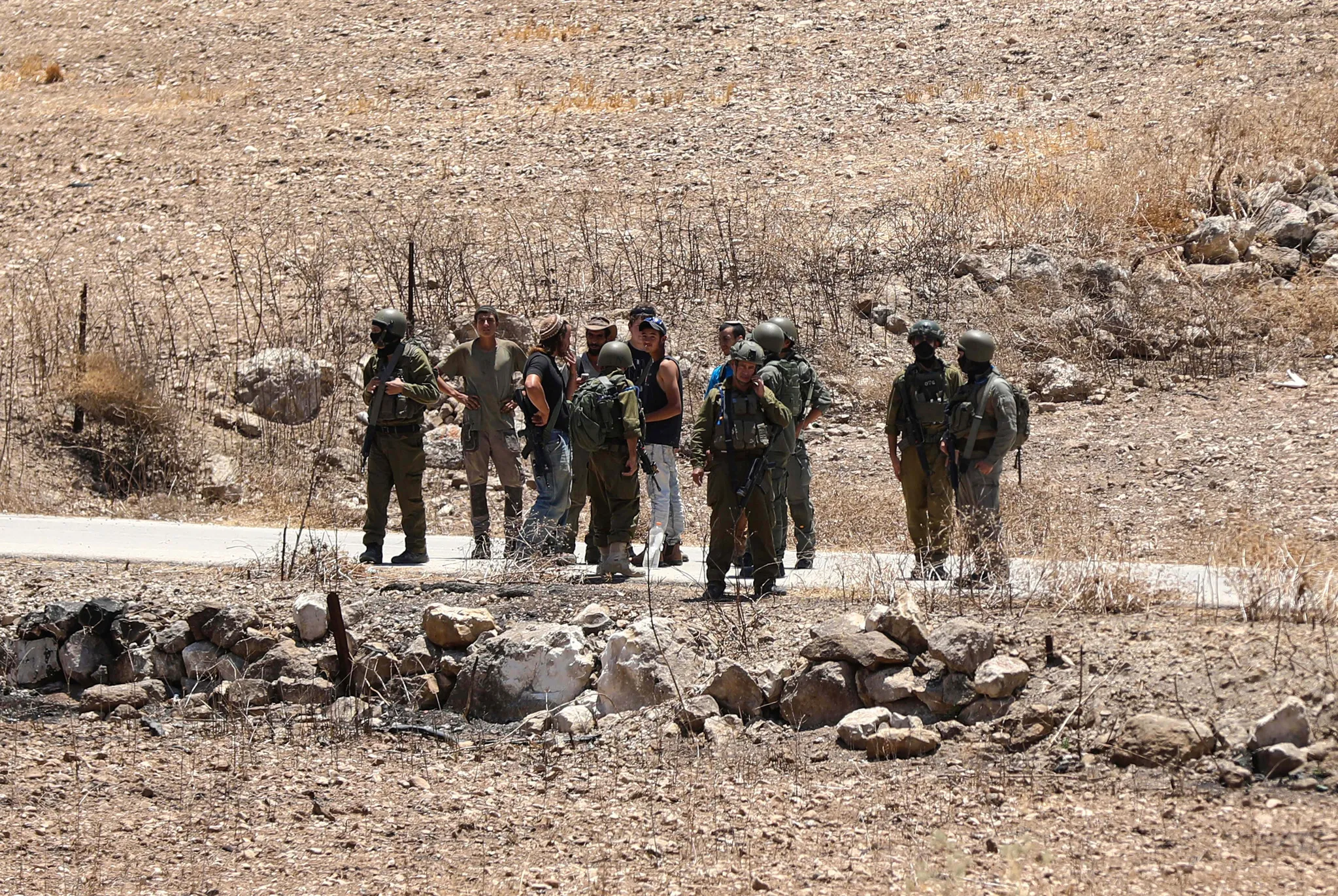 İşgal Altındaki Batı Şeria'da Sincil Beldesine Gaspçı Saldırısı