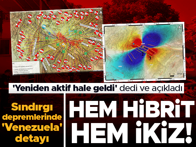 Sındırgı depremlerinde 'Venezuela' bağlantısı: Hibrit ve ikiz sarsıntılar yeniden aktif hale geldi