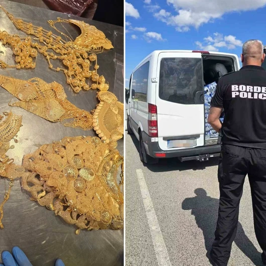 Sınırda dev operasyon: Kamyonetten 500 bin euroluk altın ve sigara çıktı
