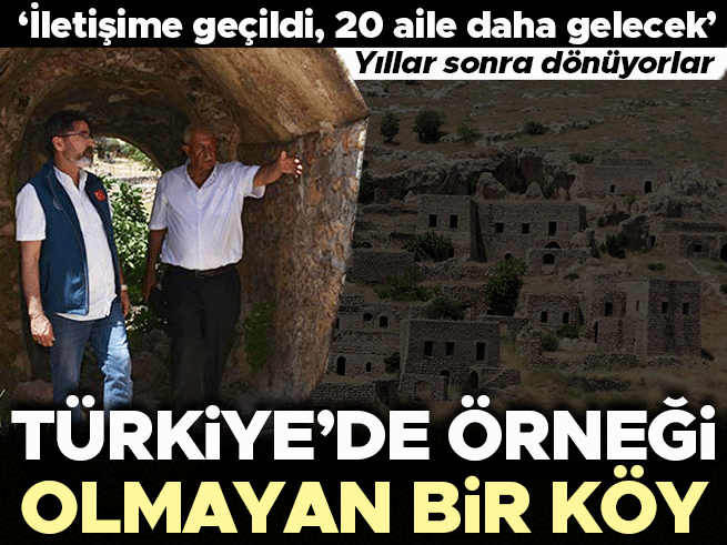 Şırnak'ta Ezidilerin dönüşü: Mağara köyü yeniden canlanıyor