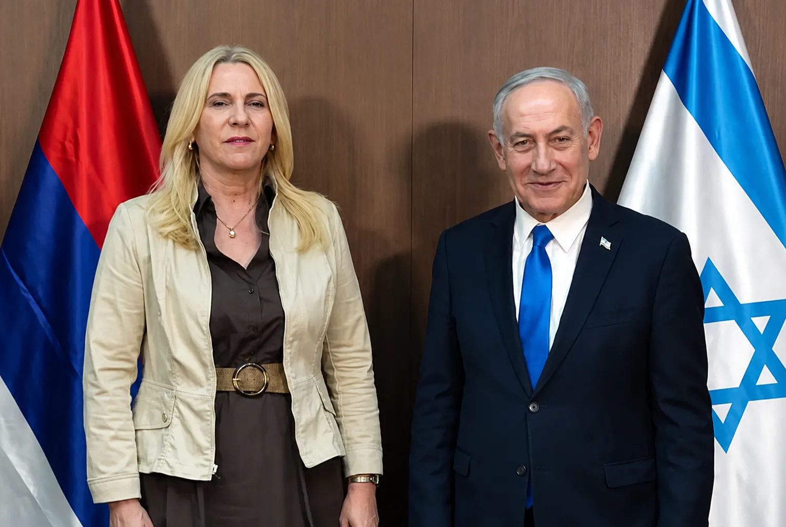 Sırp üye Cvijanovic ile Netanyahu'dan dikkat çeken görüşme