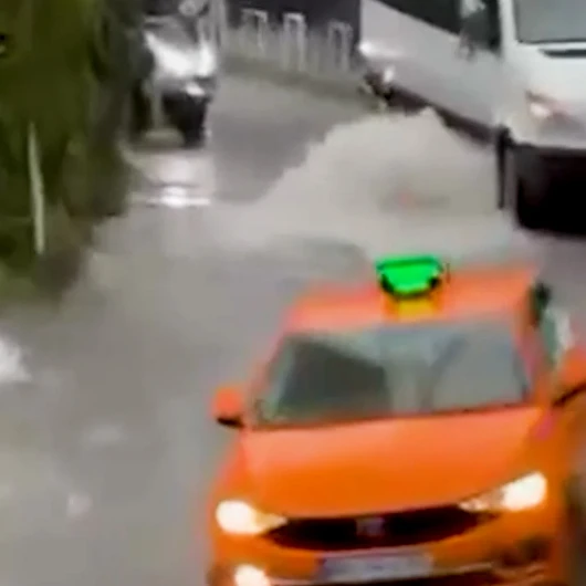 Şişli'de Sağanak Felç Etti: Kanalizasyon Taştı, Cadde Göle Döndü