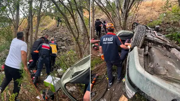 Sivas'ta otomobil devrildi: 1 çocuk hayatını kaybetti, 4 yaralı