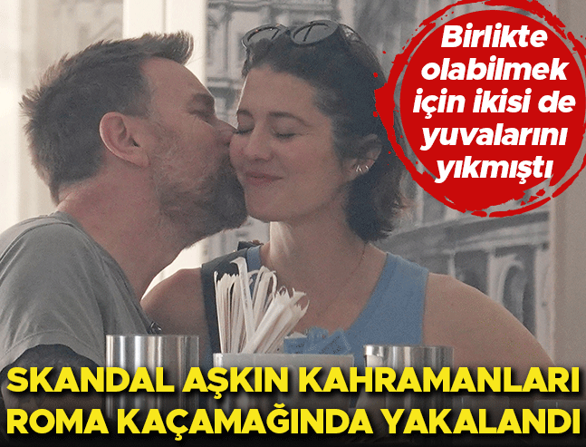Skandal aşkın kahramanları Roma kaçamağında