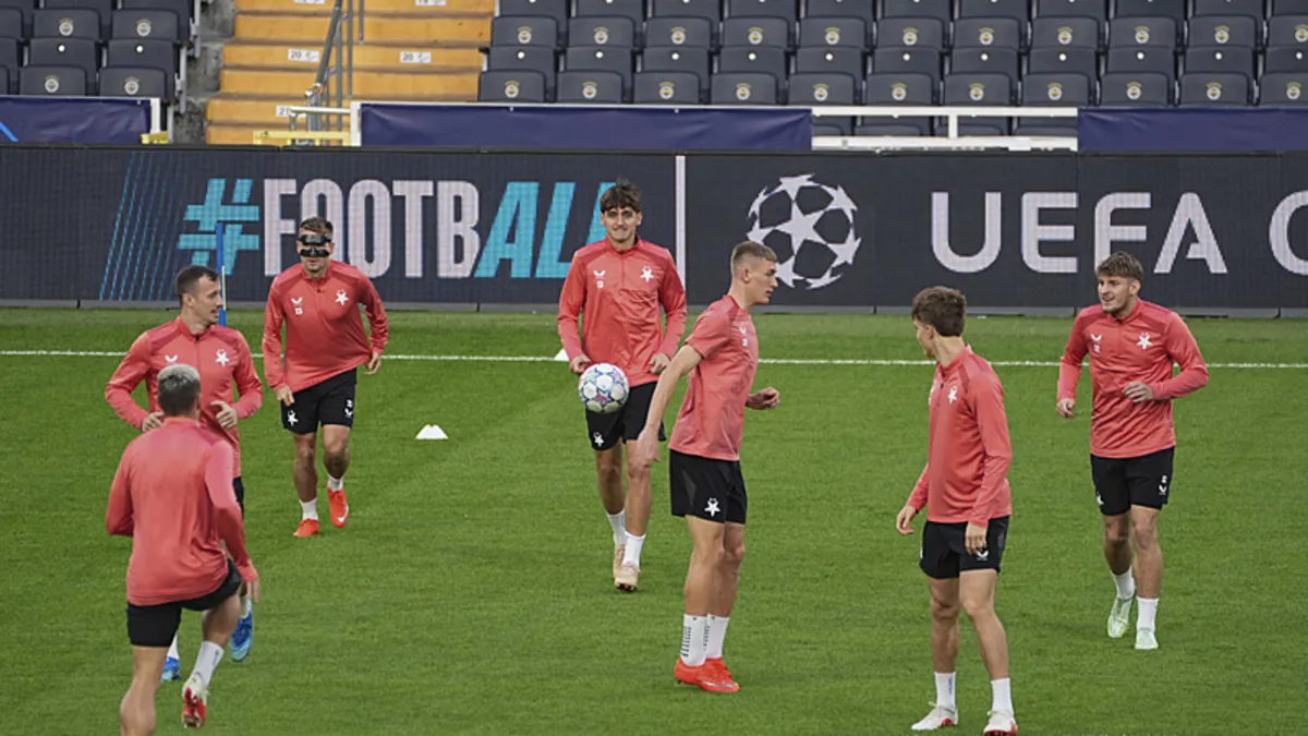 Slavia Prag, Fenerbahçe maçına hazır