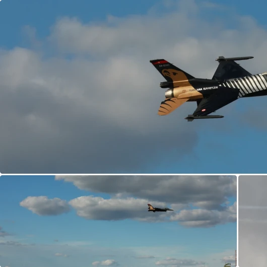 SOLOTÜRK Fransa'da F-16 ile gösteri uçuşu yaptı