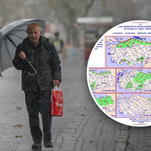 Sonbahar geldi: Meteoroloji'den 4 ile sağanak ve fırtına uyarısı