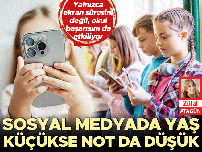 Sosyal medyaya erken başlayan çocukların okul başarısı düşüyor